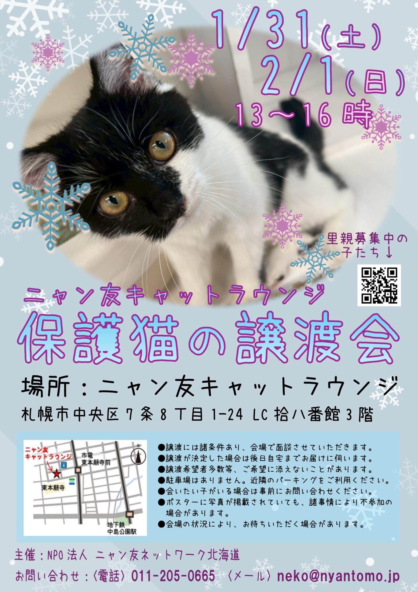 にゃん友 HOME – ニャン友ねっとわーく北海道